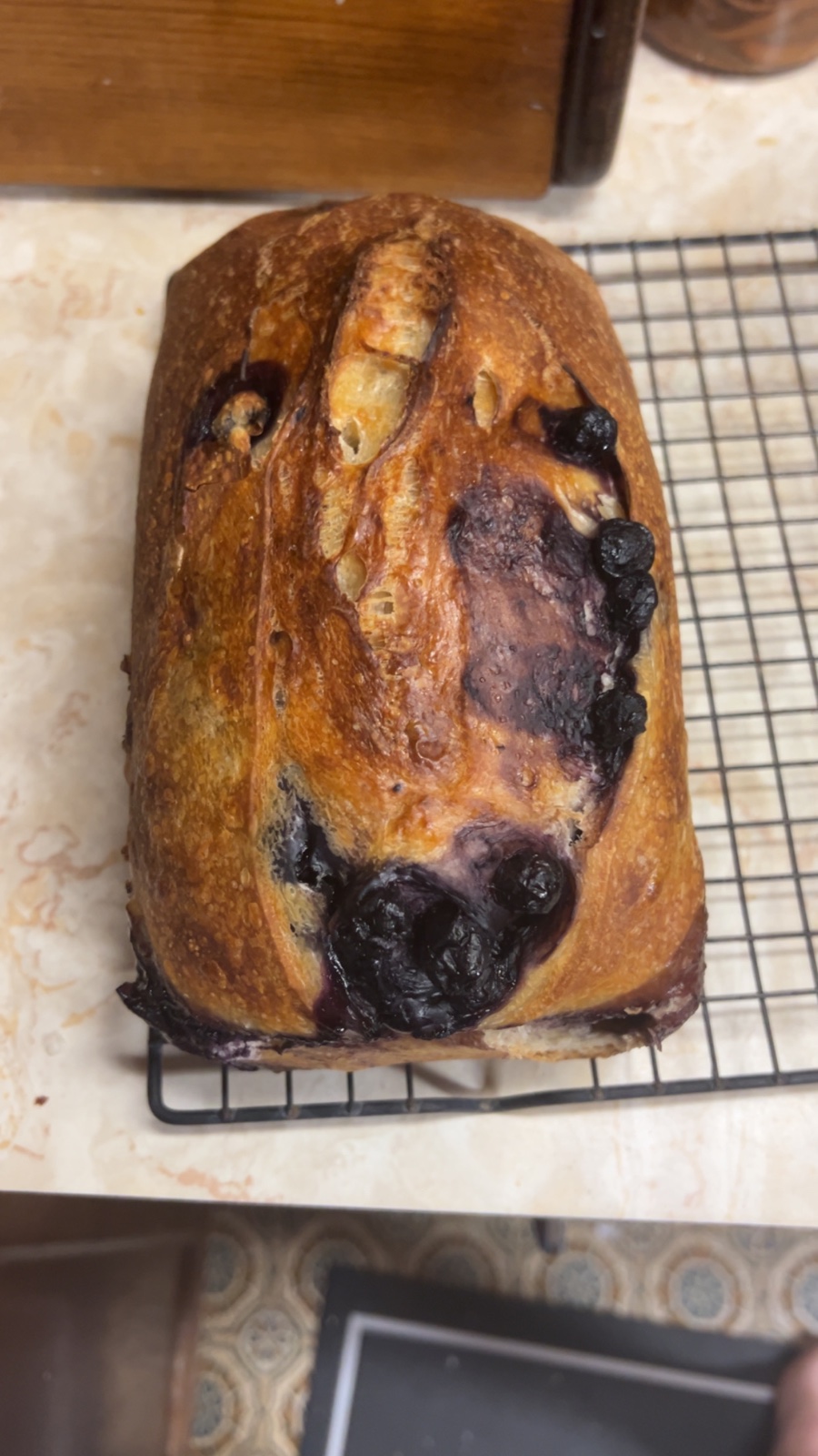 Blueberry Sourdough Bread